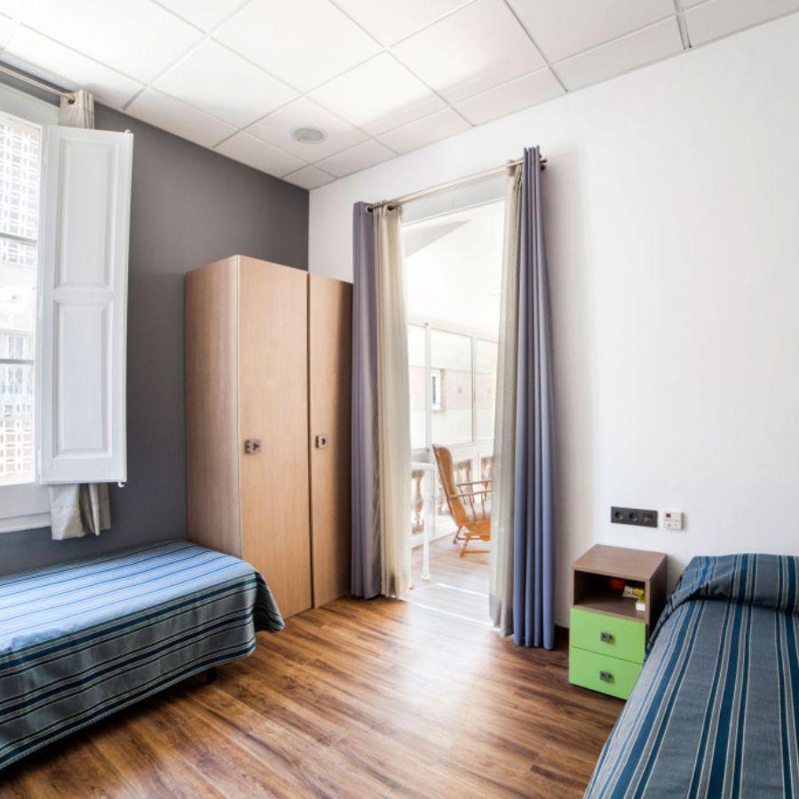 Habitación doble de Masdeu Hogar