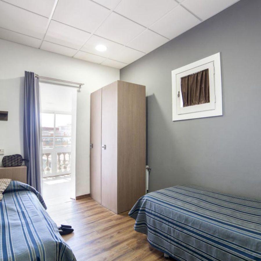 Habitación doble de Masdeu Hogar