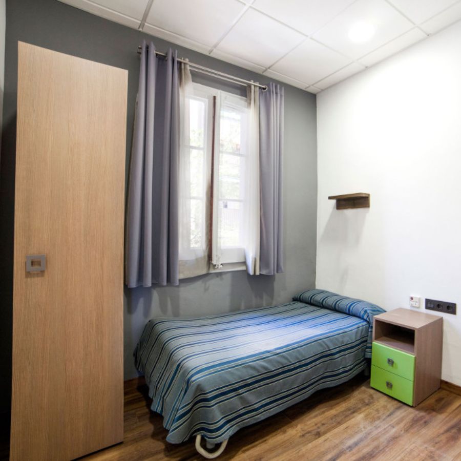 Habitación individual de Masdeu Hogar